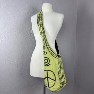 Vintage 90s hippie festival, BoHo Crossbody bag Bohemian foraging bag